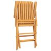 vidaXL Klappst&uuml;hle, 8 St&uuml;ck, 61 x 67 x 90 cm, Massivholz Teak