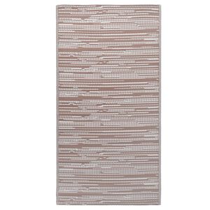 vidaXL Outdoor-Teppich ARAKIL Braun 80x150 cm PP