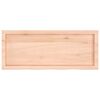 vidaXL Wandregal 100x40x(2-6) cm Massivholz Eiche Unbehandelt