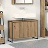 vidaXL Badezimmerschrank mit T&uuml;r Kunsthandwerk Eiche 90 x 30 x 60 cm