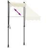 vidaXL Markise Einziehbar Creme 150x150 cm Stoff und Stahl
