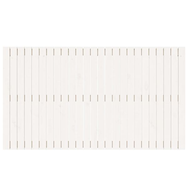 vidaXL Wand-Kopfteil Wei&szlig; 159,5x3x90 cm Massivholz Kiefer
