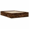 vidaXL Bettgestell R&auml;uchereiche 135x190 cm Holzwerkstoff