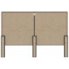 vidaXL Boxspringbett Dunkelgrau Stoff 180x200 cm