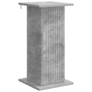 vidaXL Pflanzenst&auml;nder Betongrau 30,5 x 30 x 60,5 cm Holzwerkstoff