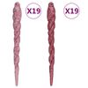 vidaXL 108-tlg. Weihnachtskugel-Set Wei&szlig; und Rosa