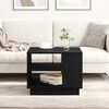 vidaXL Couchtisch Schwarz Eichen-Optik 55 x 55 x 42 cm Holzwerkstoff
