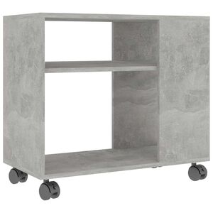 vidaXL Beistelltisch Betongrau 70x35x55 cm Holzwerkstoff