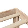 vidaXL Bettgestell mit Kopfteil ohne Matratze 90x190 cm