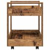 vidaXL Schreibtischwagen Altholz 60 x 45 x 60 cm Holzwerkstoff