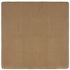 vidaXL Bereichsteppich Hellbraun 200 x 200 cm Jute