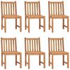 vidaXL 7-teiliges Garten-Ess-Set 180 x 90 cm Massivholz Teak