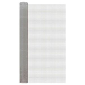 vidaXL Mesh Bildschirm 100 x 200 cm 6 Mesh Edelstahl 201 Silber