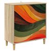 vidaXL Sideboard BONN Sonoma 69 x 33 x 75 cm Holzwerkstoff