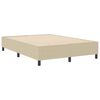vidaXL Boxspringbett Grau-Grün 160 x 200 cm Cordstoff
