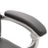 vidaXL Massage-B&uuml;rostuhl Grau Kunstleder