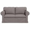 vidaXL Sofa Taupe Gesamtabmessungen: 155 x 82 x 80 cm (B x T x H) Samt