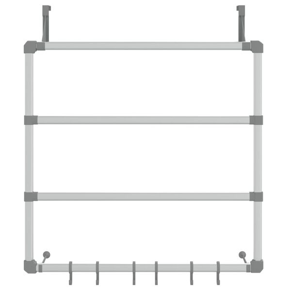 vidaXL Handtuchhalter 67x15x66 cm Aluminium