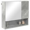 vidaXL Spiegelschrank mit T&uuml;r Beton Grau 59 x 17 x 55 cm Holzwerkstoff