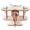WOODEN CITY Modellbauaufsatz Holz Doppeldecker