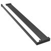 vidaXL Duschablage f&uuml;r Begehbare Dusche Schwarz 90 cm Aluminium