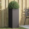 vidaXL Pflanzk&uuml;bel Schwarz 32x29x75 cm Stahl