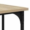 vidaXL Schreibtisch Sonoma-Eiche 139x139x75 cm Holzwerkstoff