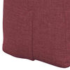 vidaXL R&uuml;cken Kissen Weinrot 200 x 24 x 50 cm Stoff