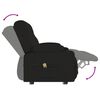 vidaXL 2-Sitzer Massagesessel mit Getr&auml;nkehalter Schwarz Stoff