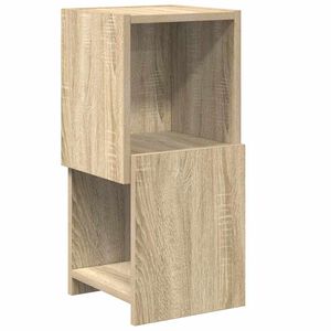 vidaXL Eckschrank 25,5x25x55cm Holzwerkstoff Sonoma-Eiche