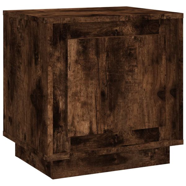 vidaXL Nachttisch R&auml;uchereiche 44x35x45 cm Holzwerkstoff