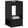 vidaXL Beistelltisch Schwarz Eichen-Optik 30 x 30 x 56 cm