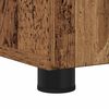 vidaXL Badezimmerschrank mit Speicher mit T&uuml;r Altholz 61 x 35 x 64 cm