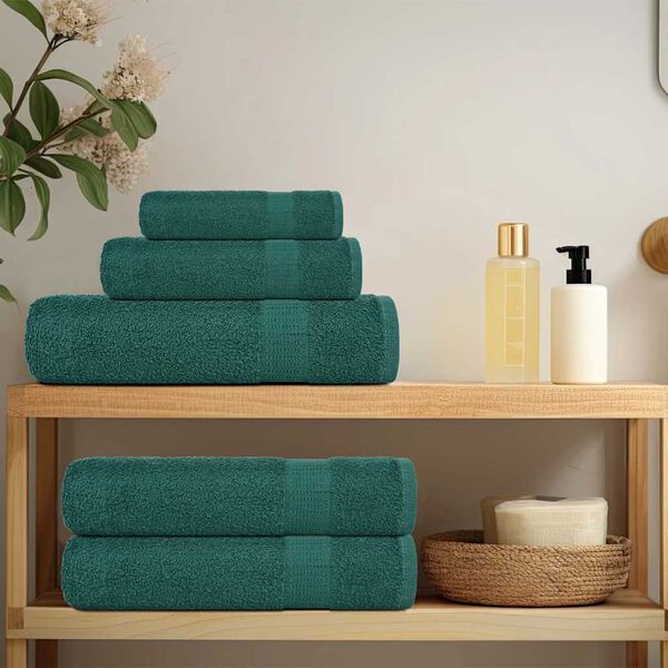 vidaXL Duscht&uuml;cher FROGN 2 Stk. Gr&uuml;n 70x140 cm 360 g/m&sup2;