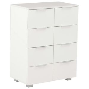 vidaXL Sideboard Hochglanz-Wei&szlig; 60x35x80 cm Holzwerkstoff