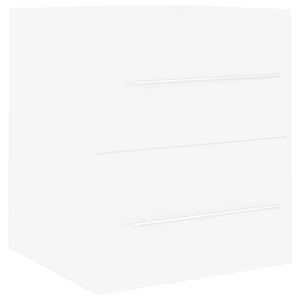 vidaXL Waschbeckenunterschrank Wei&szlig; 41x38,5x48 cm Holzwerkstoff