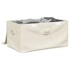 vidaXL Aufbewahrungsbox Stoff 50x30x25 cm Creme