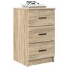 vidaXL Nachttisch Sonoma-Eiche 38 x 38 x 66 cm Holzwerkstoff