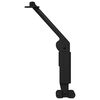 vidaXL Deckelst&uuml;tzscharnier 2 pcs Schwarz 192 x 32 x 50 mm Stahl