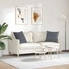 vidaXL Sofakissen 2 St&uuml;ck Dunkelgrau 50 x 50 cm Cordstoff