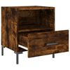 vidaXL Nachttische 2 Stk. R&auml;uchereiche 40x35x47,5 cm Holzwerkstoff