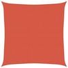 vidaXL Sonnensegel 160 g/m&sup2; Terrakottarot 7x7 m HDPE