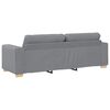 vidaXL | Sofa Set | mit Kissen mit Kissen Grau Stoff