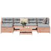 vidaXL 7-tlg. Garten-Sofagarnitur Massivholz Douglasie