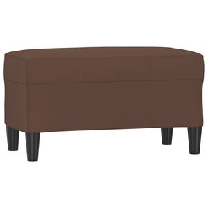 vidaXL Sitzbank Braun 70x35x41 cm Kunstleder