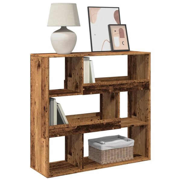 vidaXL Raumteiler Altholz-Optik 100x33x94,5 cm Holzwerkstoff