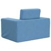 vidaXL Schlafsofa f&uuml;r Kinder Blau Weicher Pl&uuml;sch