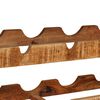 vidaXL Weinregal Braun 100 x 45 x 33 cm Massives grobes Mangoholz