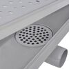 vidaXL Lineare Duschrinnen 2 Stk. Blasen 630 x 140 mm Edelstahl
