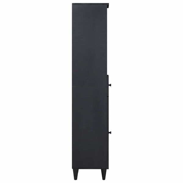vidaXL Badezimmerschrank mit Schubladen Mehrfarbig 38 x 33,5 x 160 cm